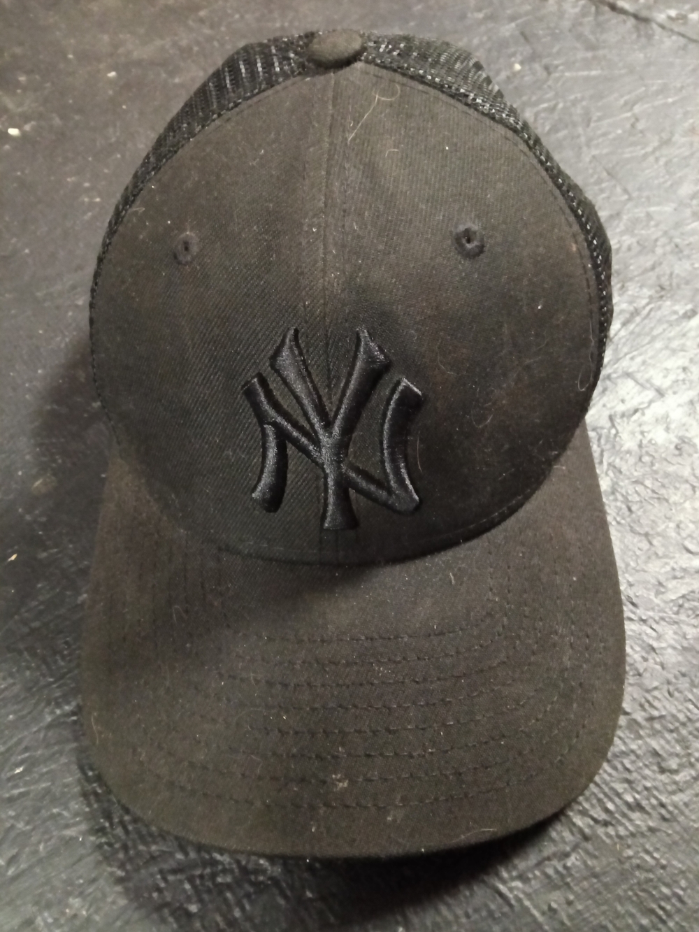 Black NY Yankees Baseball Cap